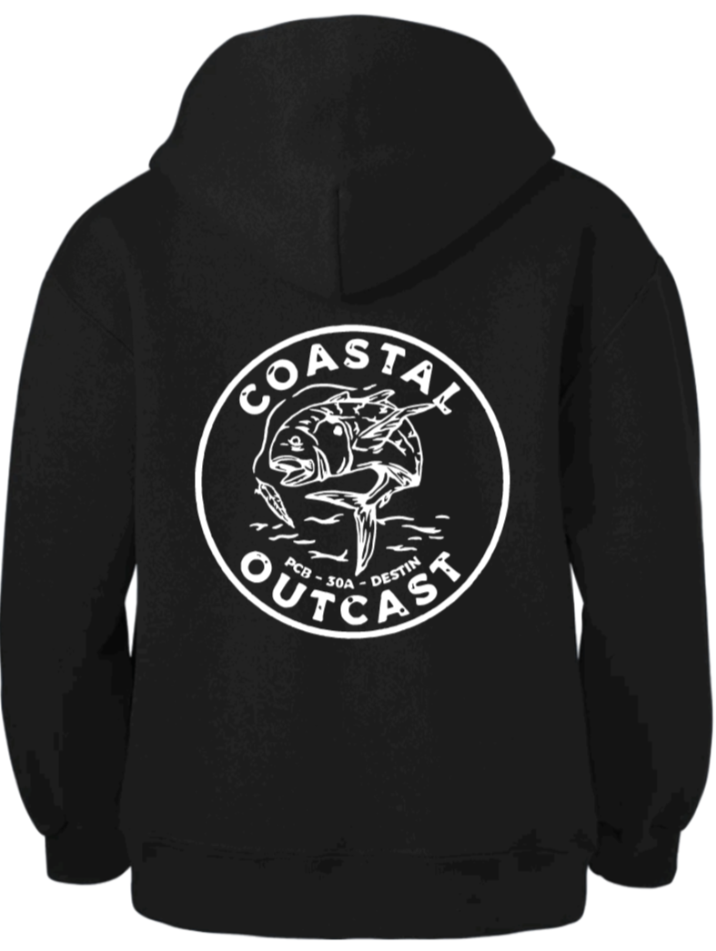 "Old Florida Logo Coastal Outcast" Hoodie