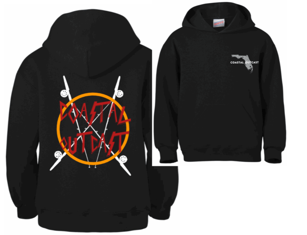 "Coastal Outcast FISH SLAYER"  Hoodie