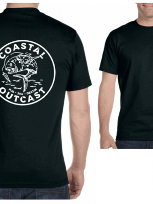 "Old Florida Logo Coastal Outcast" T-shirt