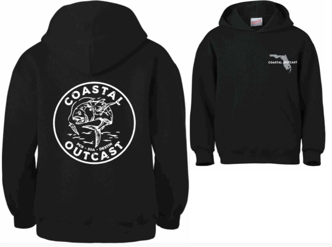 "Old Florida Logo Coastal Outcast" Hoodie