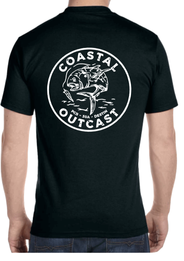 "Old Florida Logo Coastal Outcast" T-shirt
