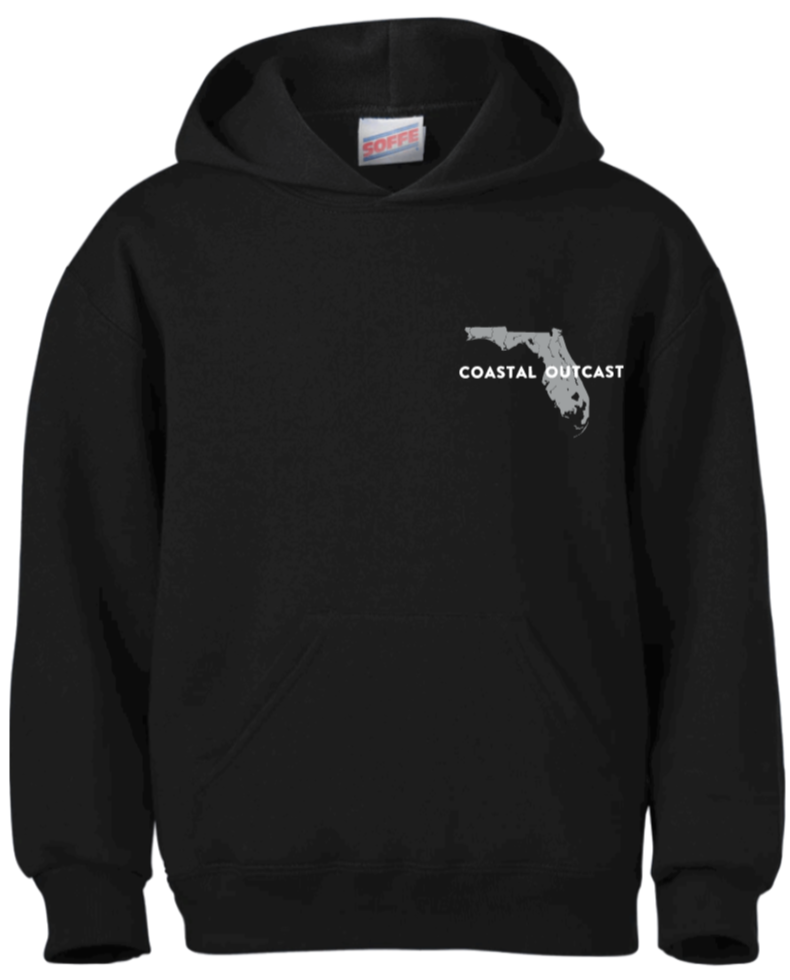 "Old Florida Logo Coastal Outcast" Hoodie