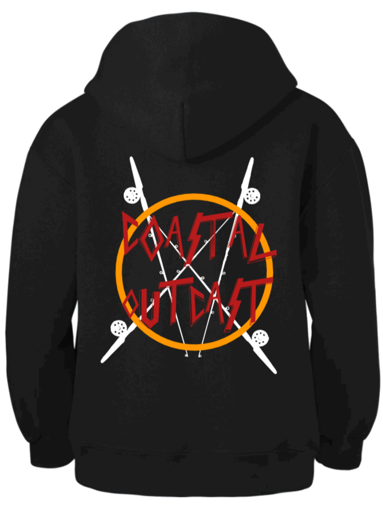"Coastal Outcast FISH SLAYER"  Hoodie