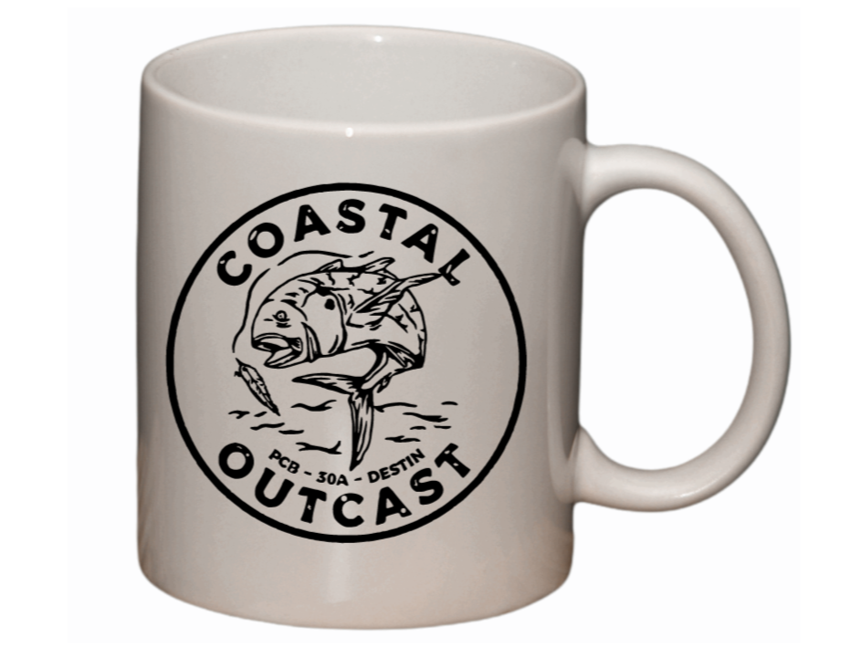 Coastal Outcast Logo 11 oz Tea Coffee Mug