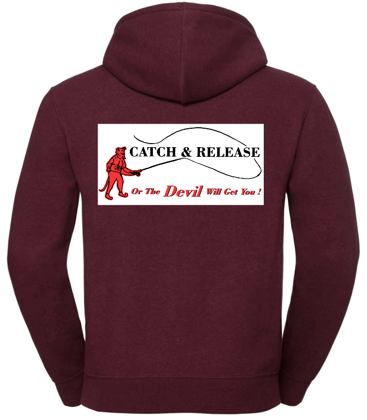 Alabama "Catch and Release or The Devil will get you!" Hoodie Black, Crimson, Navy